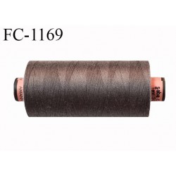 Bobine 1000 m fil Polyester n° 120 couleur café longueur 1000 mètres grande marque