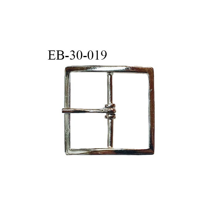 Boucle 30 mm métal couleur argent largeur extérieur 35 mm intérieur 30 mm prix à la pièce