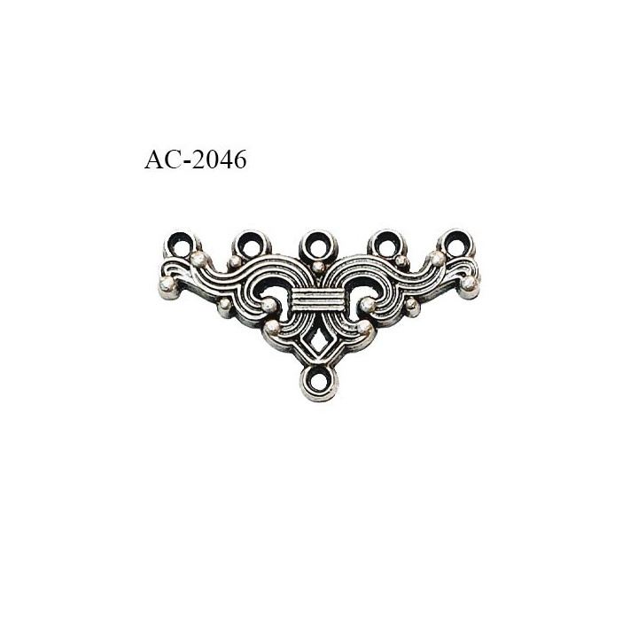 Accessoire décor ornement en métal longueur 31 mm hauteur 15 mm prix à l'unité