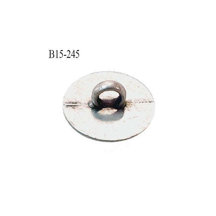 Bouton 15 mm métal vieilli accroche avec un anneau diamètre 15 mm épaisseur 3 mm prix à la pièce