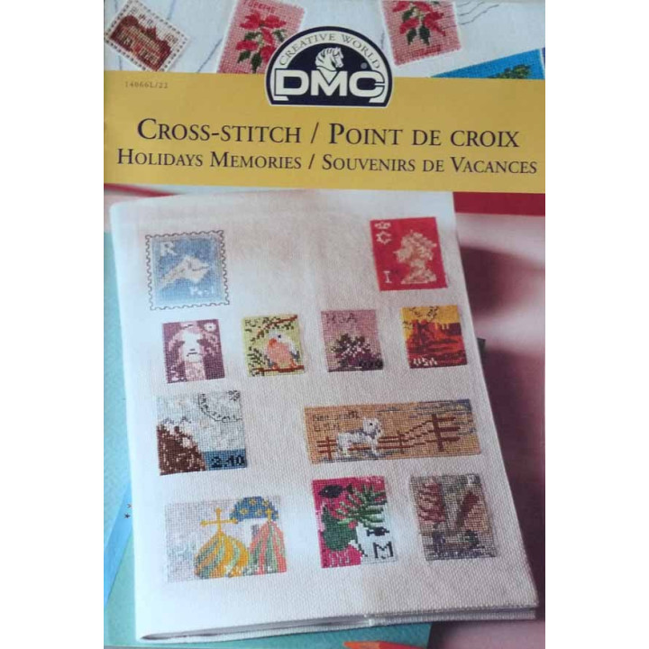livret DMC point de croix souvenirs de vacances