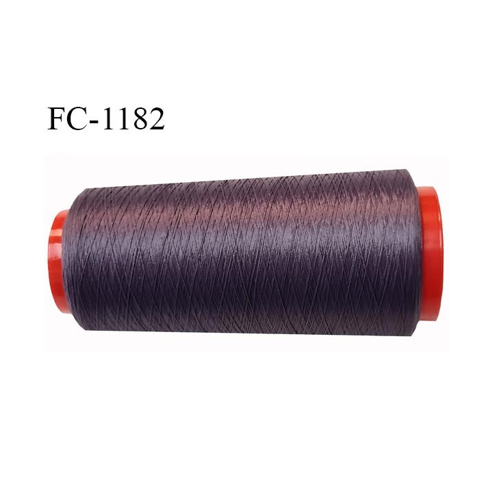 Cone 5000 m fil mousse polyamide n°120 couleur lilas moyen longueur 5000 mètres bobiné en France