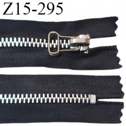 Fermeture 15 cm couleur noir non séparable zip glissière en métal longueur 15 cm largeur 3 cm largeur du zip 6 mm prix à l'unité