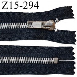 Fermeture 15 cm couleur noir non séparable zip glissière en métal longueur 15 cm largeur 3 cm largeur du zip 6 mm prix à l'unité