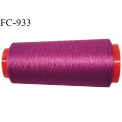 Cone 5000 m fil mousse polyamide n°120 couleur fuschia foncé longueur 5000 mètres bobiné en France