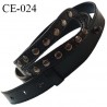 Ceinture 90 cm imitation cuir couleur noir longueur 90 cm largeur 2 cm épaisseur 2.5 mm prix à l'unité