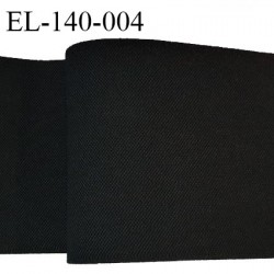 Elastique semi rigide 140 mm très haut de gamme couleur noir forte élasticité allongement +30% prix au mètre