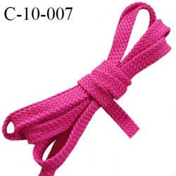 Cordon galon lacet tube largeur 10 mm couleur rose indien prix au mètre