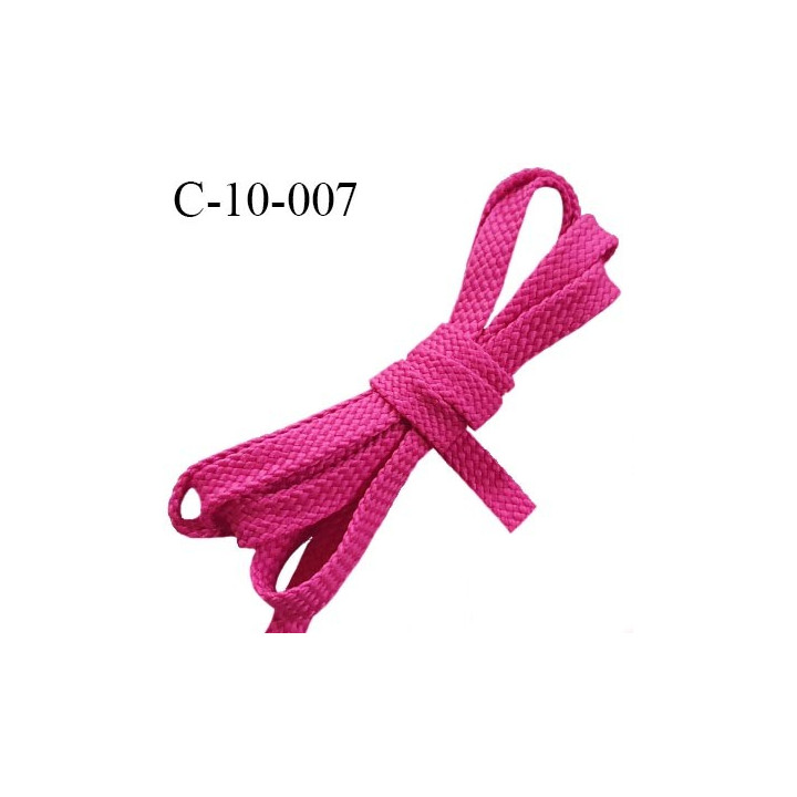 Cordon galon lacet tube largeur 10 mm couleur rose indien prix au mètre