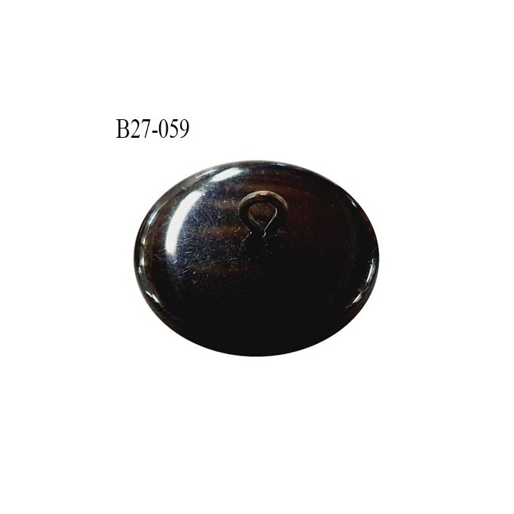 Bouton 27 mm couleur noir et gris diamètre 27 mm épaisseur 5 mm accroche avec un anneau prix à la pièce