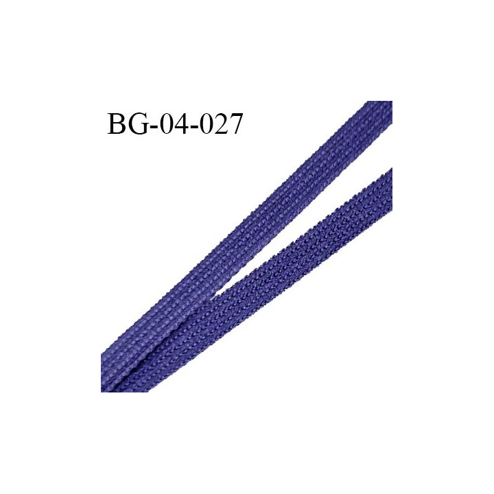 Droit fil à plat 4 mm spécial lingerie et couture du prêt-à-porter couleur bleu marine fabriqué en France prix au mètre