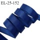 Elastique 25 mm lingerie haut de gamme couleur bleu bonne élasticité allongement +40% largeur 25 mm prix au mètre