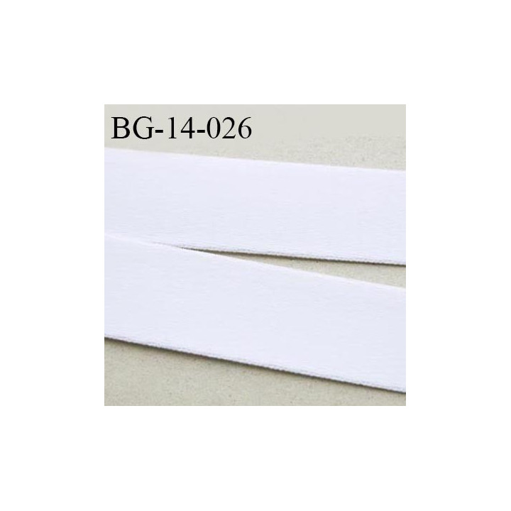 Devant bretelle 14 mm en polyamide attache bretelle rigide pour anneaux couleur naturel écru haut de gamme prix au mètre
