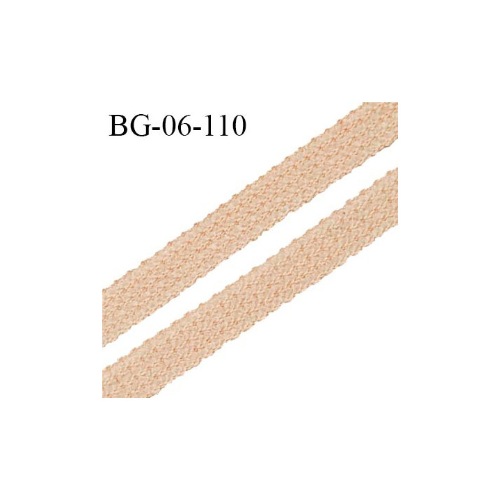 Droit fil à plat 6 mm spécial lingerie et couture du prêt-à-porter couleur chair prix au mètre