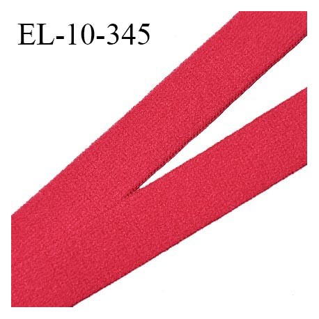 Elastique 10 mm lingerie couleur framboise largeur 10 mm très doux au toucher prix au mètre