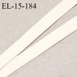 Elastique 15 mm lingerie couleur chantilly doux au toucher allongement +140% prix au mètre