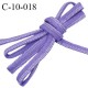 Cordon galon lacet tube largeur 10 mm couleur lilas et blanc prix au mètre