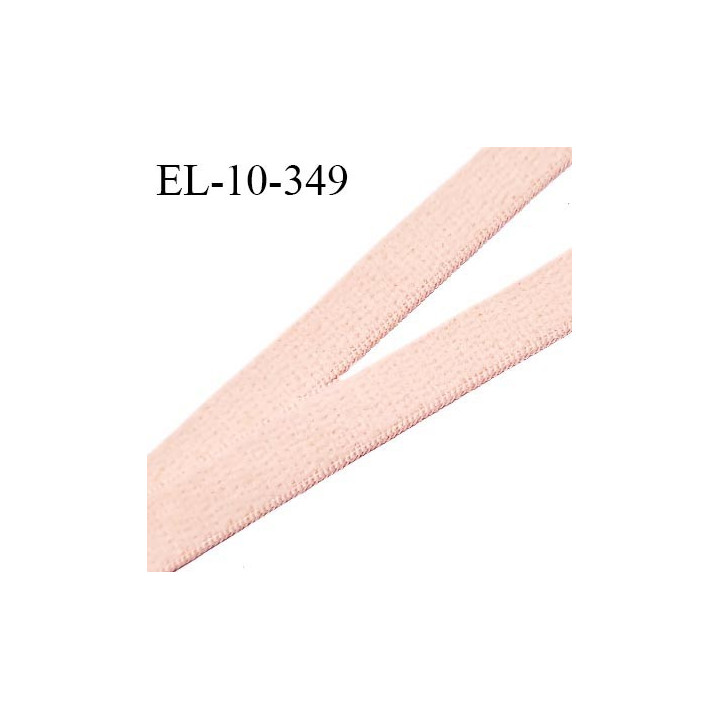 Elastique 10 mm lingerie couleur rosé chair largeur 10 mm haut de gamme fabriqué pour une grande marque prix au mètre