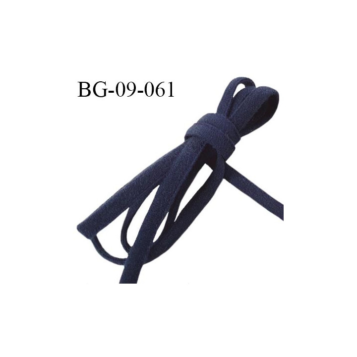 Cache armature et baleine underwire 9 mm couleur bleu marine très doux au toucher style pelucheux largeur 9 mm prix au mètre