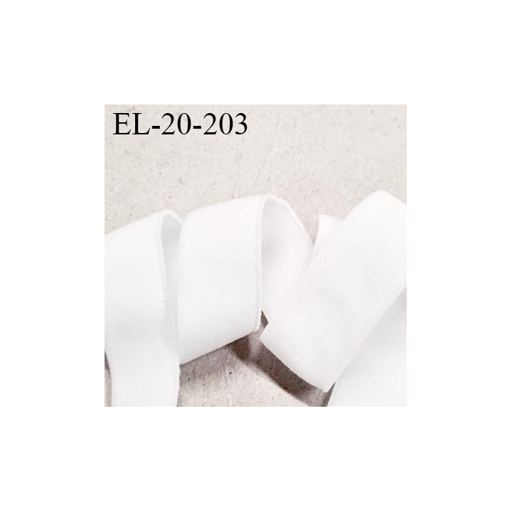 Elastique 20 mm souple sous bande soutien sg et lingerie naturel doux Fabriqué en Europe  largeur 20 mm prix au mètre
