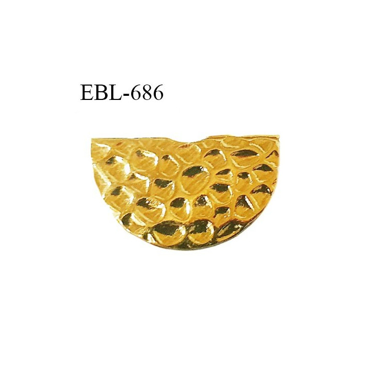 Boucle décor ornement lingerie et autres couleur doré largeur 36 mm hauteur 25 mm largeur du passage 20 mm prix à la pièce