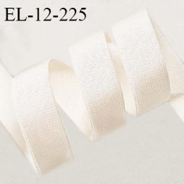 Elastique lingerie 12 mm haut de gamme couleur soie rosée brillant élastique souple prix au mètre