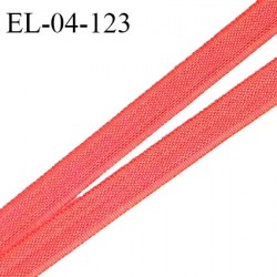 Elastique 4 mm fin spécial lingerie polyamide élasthanne couleur papaye grande marque fabriqué en France prix au mètre