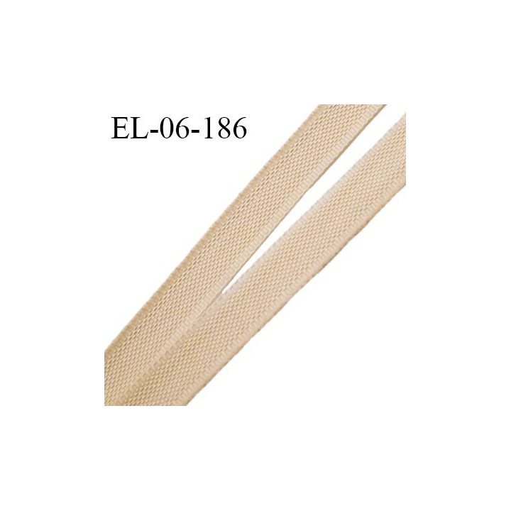 Elastique 6 mm fin spécial lingerie polyamide élasthanne couleur peau fabriqué en France prix au mètre