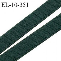 Elastique 10 mm lingerie couleur vert sapin haut de gamme prix au mètre