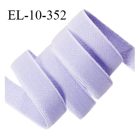 Elastique lingerie 10 mm haut de gamme couleur lavande allongement +70% largeur 10 mm prix au mètre