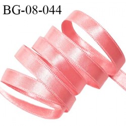 Galon ruban 8 mm satin couleur rose tutu brillant lumineux double face très solide largeur 8 mm prix au mètre