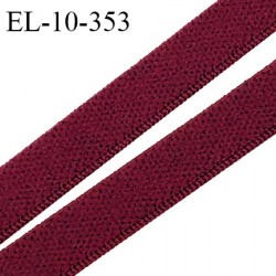 Elastique 10 mm lingerie couleur framboise foncé prix au mètre