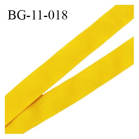 Cache armature 11 mm polyamide fin petit grain très résistant couleur jaune largeur 11 mm prix au mètre