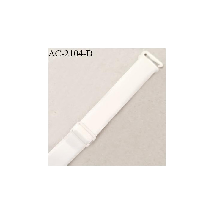 Bretelle lingerie SG 19 mm très haut de gamme avec 1 barrette et 1 crochet ouvert sur la droite couleur naturel prix à la pièce