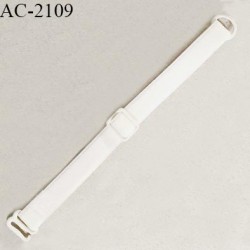 Bretelle lingerie SG 10 mm très haut de gamme 1 anneau et 1 crochet ouvert sur la droite couleur naturel prix à la pièce