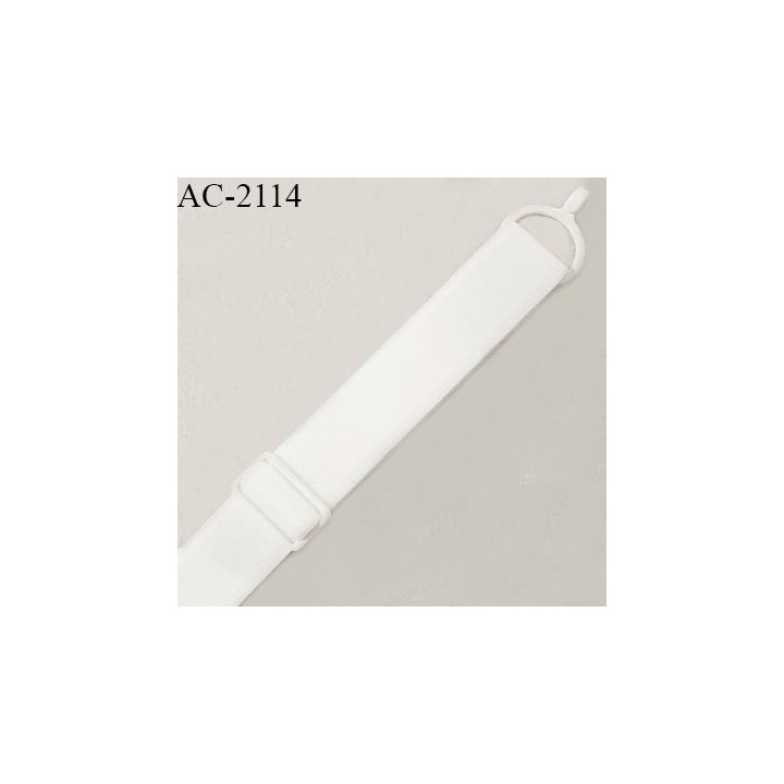 Bretelle lingerie SG 12 mm très haut de gamme avec 1 anneau crochet et 1 barrette couleur naturel prix à la pièce