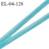 Elastique 4 mm spécial lingerie et couture couleur bleu turquoise grande marque fabriqué en France prix au mètre