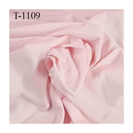 Tissu lycra élasthanne rose très haut de gamme 190 gr au m2 largeur 142 cm prix pour 10 cm de longueur et 142 cm de large