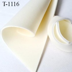 Mousse de coque sg lingerie très haut de gamme couleur ivoire vanille largeur 145 cm épaisseur 3 mm prix pour 10 cm par 145 cm