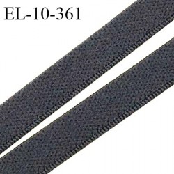 Elastique 10 mm lingerie couleur gris largeur 10 mm élastique très doux au toucher haut de gamme prix au mètre