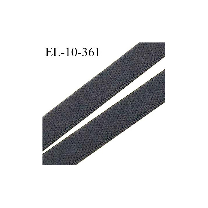 Elastique 10 mm lingerie couleur gris largeur 10 mm élastique très doux au toucher haut de gamme prix au mètre