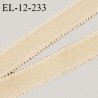 Elastique 12 mm lingerie haut de gamme couleur chair ou caramel clair largeur 12 mm prix au mètre