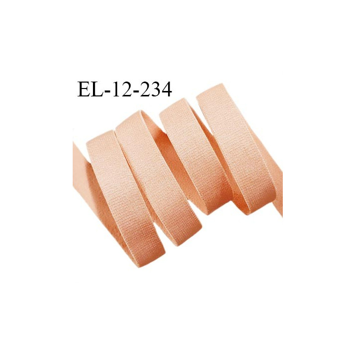 Elastique lingerie 12 mm haut de gamme couleur vieux rose brillant élastique souple prix au mètre