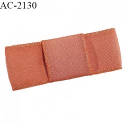Noeud lingerie haut de gamme noeud plat avec centre élastique couleur rose cuivré haut de gamme prix à l'unité