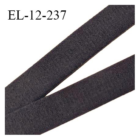Elastique 12 mm lingerie couleur gris très doux au toucher largeur 12 mm prix au mètre