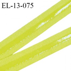 Elastique 13 mm anti-glisse haut de gamme couleur vert anis largeur 13 mm fabriqué en France prix au mètre
