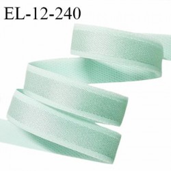 Elastique lingerie 12 mm haut de gamme couleur pistache pastel largeur 12 mm allongement +90% prix au mètre