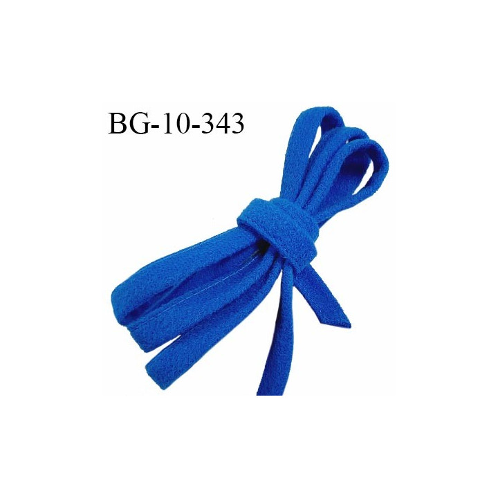 Cache armature et baleine underwire 10 mm couleur bleu électrique très doux au toucher largeur 10 mm prix au mètre