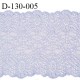 Dentelle lycra extensible couleur bleuet largeur 13 cm prix au mètre