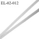 Elastique 2 mm spécial lingerie et couture couleur gris grande marque fabriqué en France élastique très souple prix au mètre
